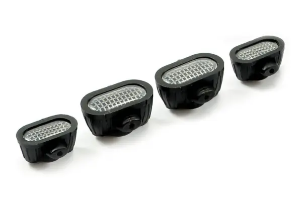 Fastrax Red Aluminium Luggage Rack W/Led Lamps L165mm X W112mm