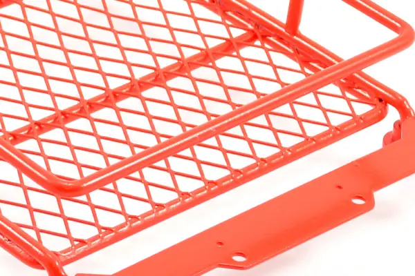 Fastrax Red Aluminium Luggage Rack W/Led Lamps L130mm X W110mm