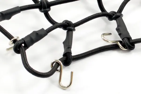 Fastrax Luggage Net W/Hooks L130mm X W110mm (Unstretched)