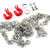 Fastrax Metal Hook & Steel Chain Set 800mm - Image 2