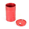 Fastrax Aluminium Anodised Oil Drum W/Removable Lid - Red - Image 2
