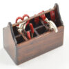 Fastrax Scale Wood Tool Box W/Cast Metal Tools - Image 3