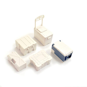 Fastrax Scale 5pc Tool & Cooler Case Set - White