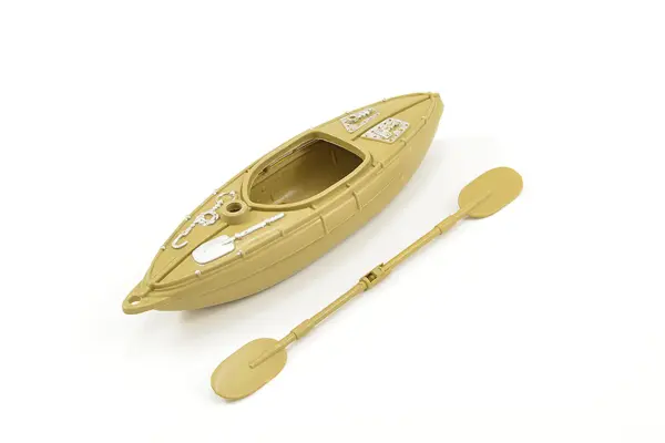 Fastrax 1/18th Scale Moulded Kayak & Oars 15cm X 4.2cm