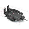 Fastrax Dual-Axle Trailer W/Ramps & Leds (Med 1/12-1/18) - Black - Image 7