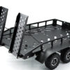 Fastrax Dual-Axle Trailer W/Ramps & Leds (Med 1/12-1/18) - Black - Image 9