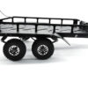 Fastrax Dual-Axle Trailer W/Ramps & Leds (Med 1/12-1/18) - Black - Image 11