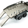 Fastrax Dual-Axle Trailer W/Ramps & Leds (Med 1/12-1/18) - Titanium - Image 6