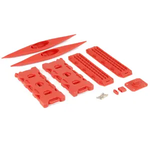 Fastrax Recovery Ramp, Canoe, Red