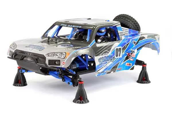 Fastrax 6-Ton Alloy Adjustable Scale Height Jack Stand (4pc) - Black