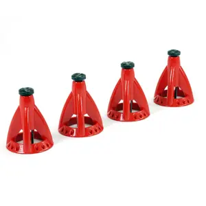 Fastrax 6-Ton Alloy Adjustable Scale Height Jack Stand (4pc)