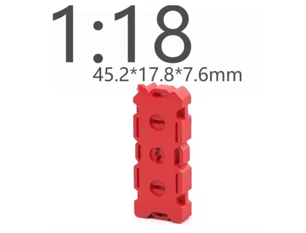 Fastrax 1/18th Red Oil Box 45.2x17.8x7.6mm