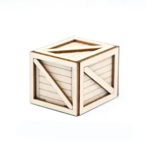 Fastrax 1/18th Wooden Box 32x38x29mm