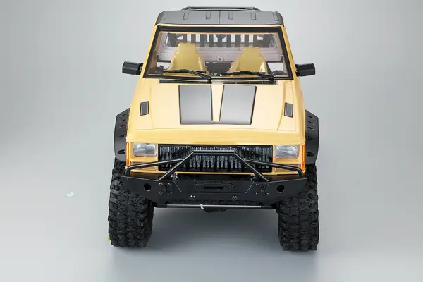 Fastrax 1/10 Rockee Pick-Up & Rear Cage Hardbody 313-324mm - Yellow