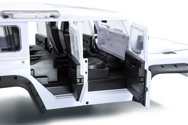 Fastrax 1/10 Ranger Xl Hardbody & Interior Set 313mm - White