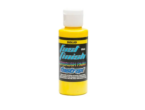 Fastrax Fast Finish Airbrush Paint Yellow 60ml