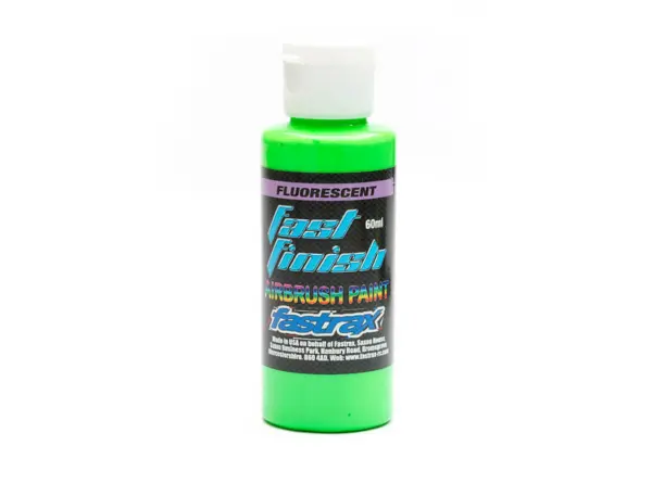 Fastrax Fast Finish Airbrush Paint Flo Green 60ml