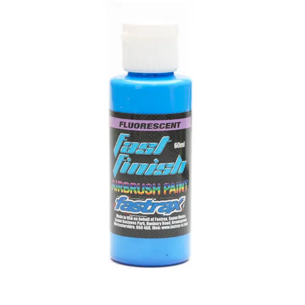 Fastrax Fast Finish Airbrush Paint Flo Blue 60ml