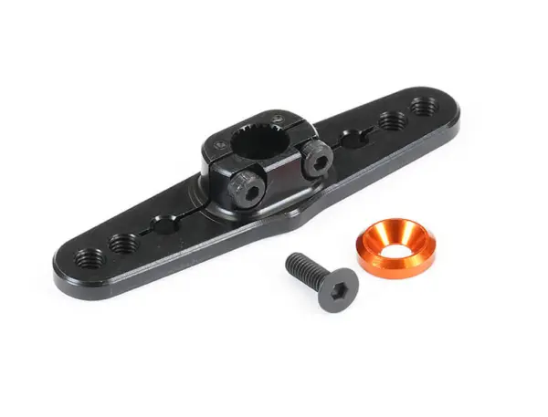 Fastrax 24t Black Aluminium Double Servo Horn (Hitec)