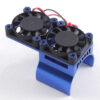 Fastrax Blue Aluminium Twin Fan Motor Heatsink Unit - Image 3