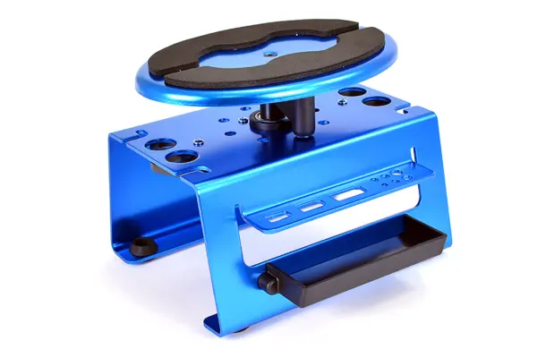 Fastrax Deluxe Alum Locking Rotating Maintenance Stand - Blue