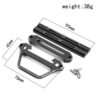 Fastrax Aluminium Protector Frame for Flysky Nb4 - Black - Image 4