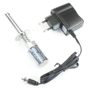 Fastrax 2100mah Glow Starter and Charger W/Eu 2-Pin Charger