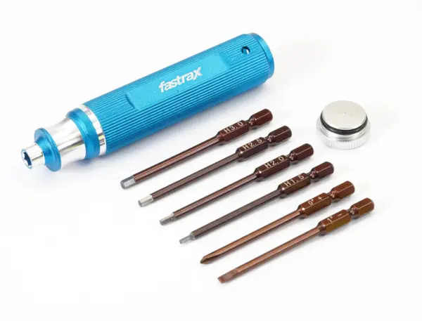 Fastrax 6-Piece Changeable Hand Tool 1.5/2.0/2.5/3.0mm/ph/flat