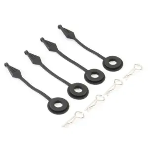 Fastrax Body Pin Holder/Body Protector 4pcs Large Black