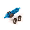 Fastrax 1/8th Exhaust Gas Cooler Blue W/Mounts - Image 4
