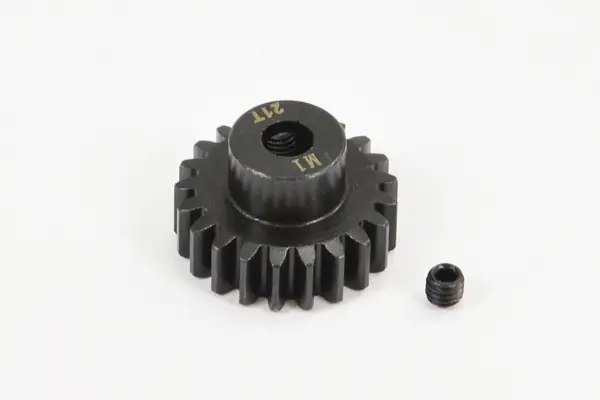 Fastrax M1 21t Steel Pinion Gear (5mm) Mod1 – view 2