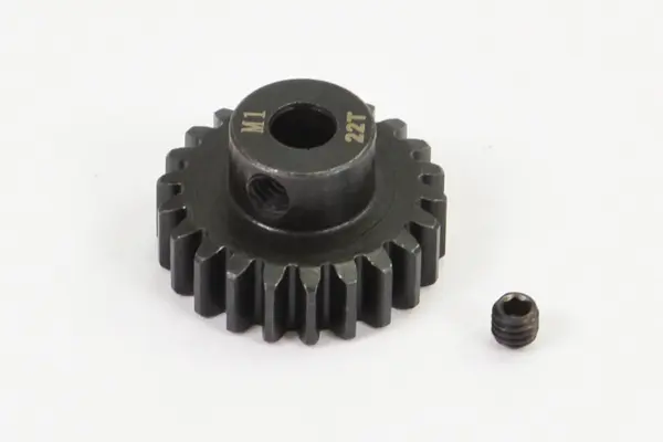 Fastrax M1 22t Steel Pinion Gear (5mm) Mod1 – view 2