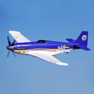 FMS 1100mm P-51 Blue Thunder Artf W/Reflex W/O Tx/Rx/Batt