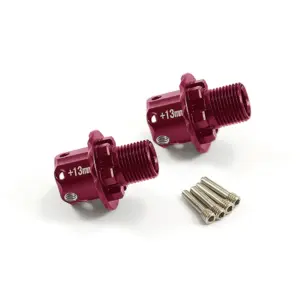 Fastrax Arrma Alu +13mm Hex Adaptors (Pr) - Kra/Sen/Typ