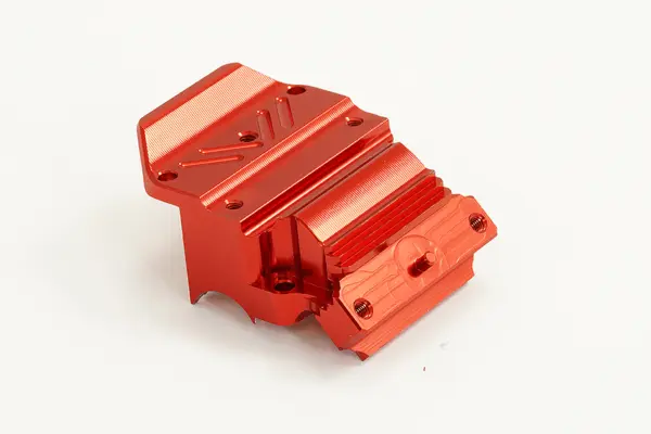 Fastrax Arrma Alu Gearbox Housing for Krat/Typh/Tal/Limit - Red