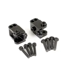 Fastrax Element Enduro Brass Lower Shock/Sus Mounts (Pr)