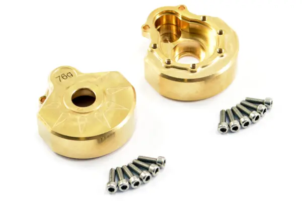 Fastrax TRX-4 Heavy Duty Brass Steering Gear Cover (2)