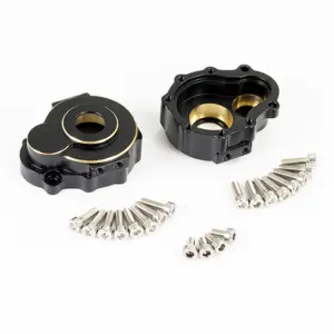 Fastrax TRX-4 Brass Bk Portal Drive Housing Outer F/R (2)
