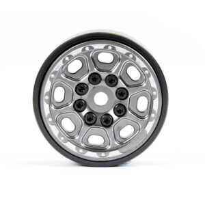 Fastrax TRX-4m CNC Titanium Beadlock Wheels (4) Fits Scx24 / FTX Mini Outback