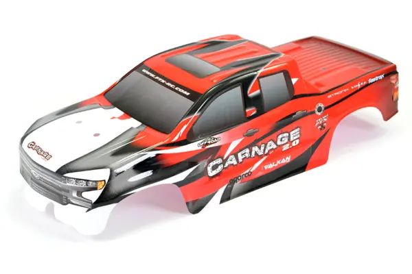 FTX Carnage 2.0 Red Printed Bodyshell