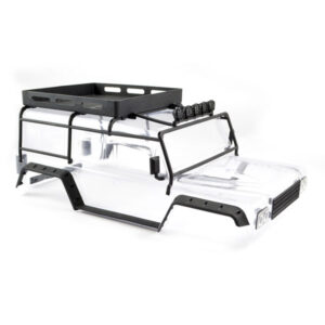 FTX Kanyon Clear Body W/Roll Cage, Spotlights & Tray