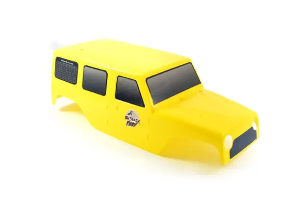 FTX Outback Fury Bodyshell PVC - Yellow
