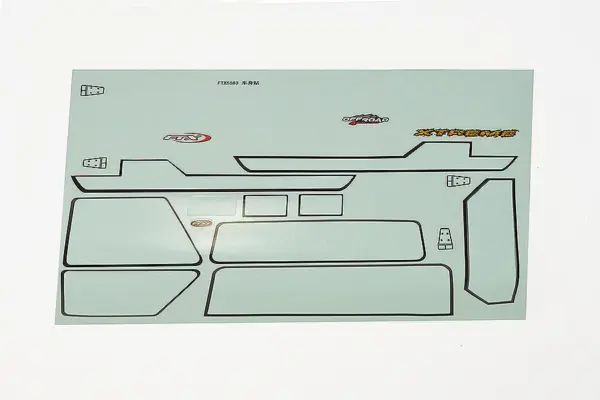 FTX Fury X Printed Dropcab Body - Yellow