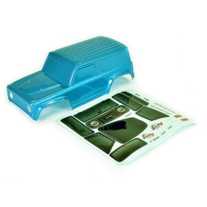 FTX Outback Mini X 2.0 Cub PVC Body - Metallic Cyan