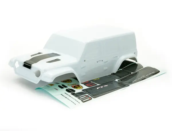 FTX Outback Fury Xc PVC Bodyshell - White