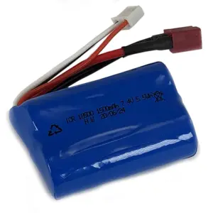 FTX Tracer Hi-Capacity Li-Ion 7.4v 1500mah Battery Pack (For Brushed) With Deans Connector