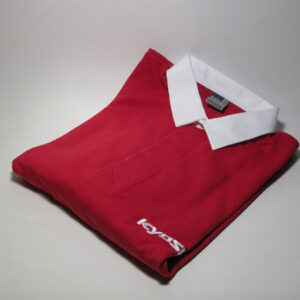 Polo Rugby Shirt Rouge Avec Col Blanc Kyosho (Xl)