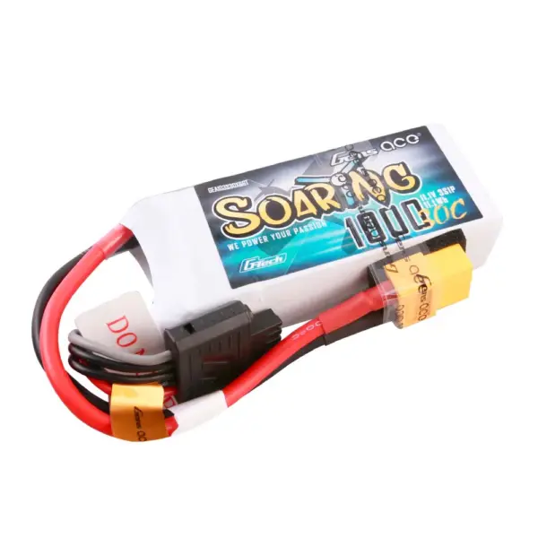 Gensace Soaring Lipo 2s 7.4v-1000-30c (Xt60) 69.5x54x11mm 63g G-Tech