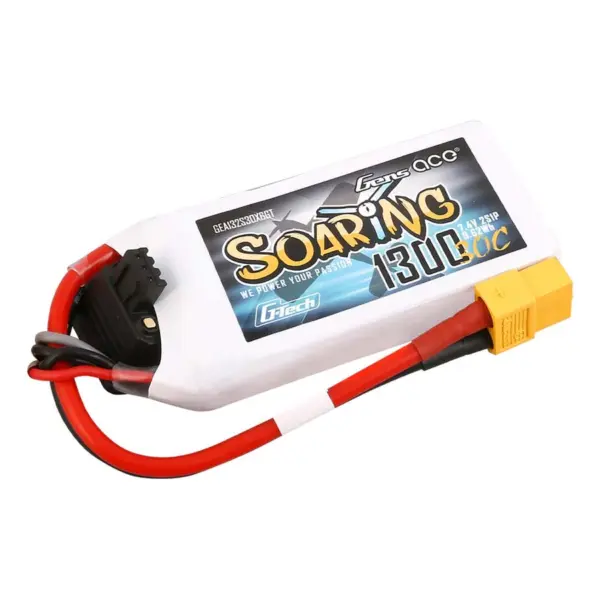 Gensace Soaring LiPo 2S 7.4V-1300-30C (XT60) 69x34x14.5mm 79g G-Tech