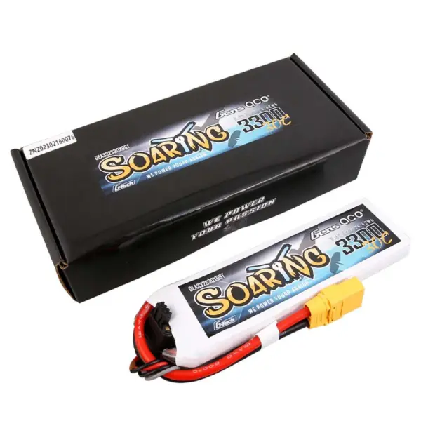 Gensace Soaring Lipo 2s 7.4v-3300-30c (Xt90) 132.5x42x13.5mm 183g Gt